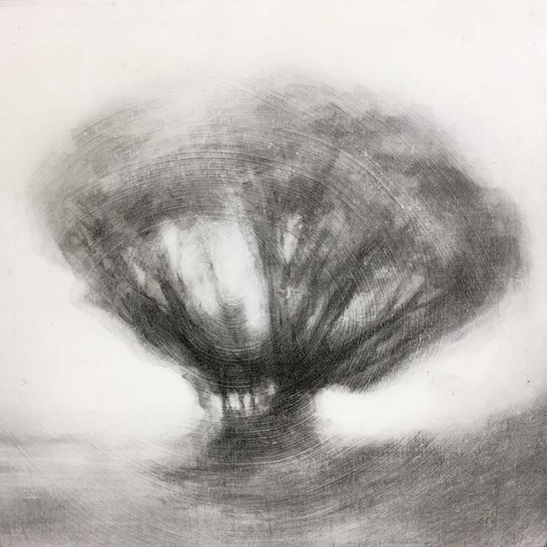 Filament No 81 - 6"x6" - MM on panel - sold